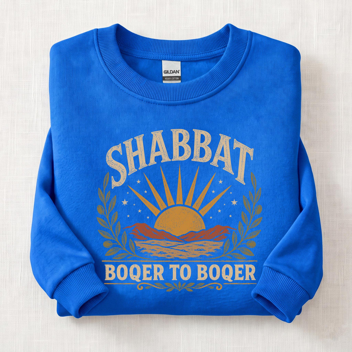 Boqer To Boqer Sweatshirt — Royal