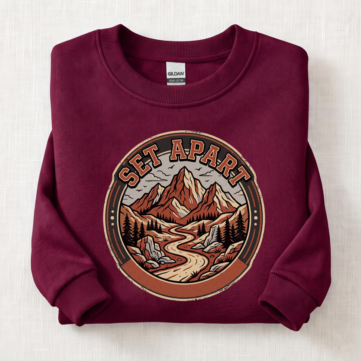 Set Apart Journey Sweatshirt — Maroon