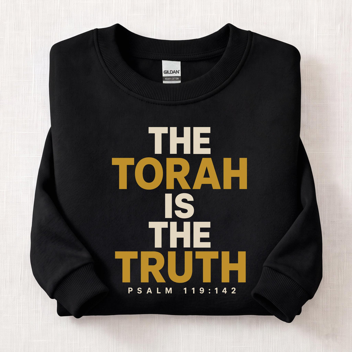 The Torah Is The Truth Sweatshirt — Black
