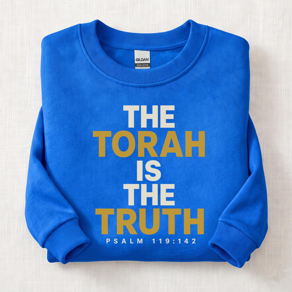 The Torah Is The Truth Sweatshirt — Royal