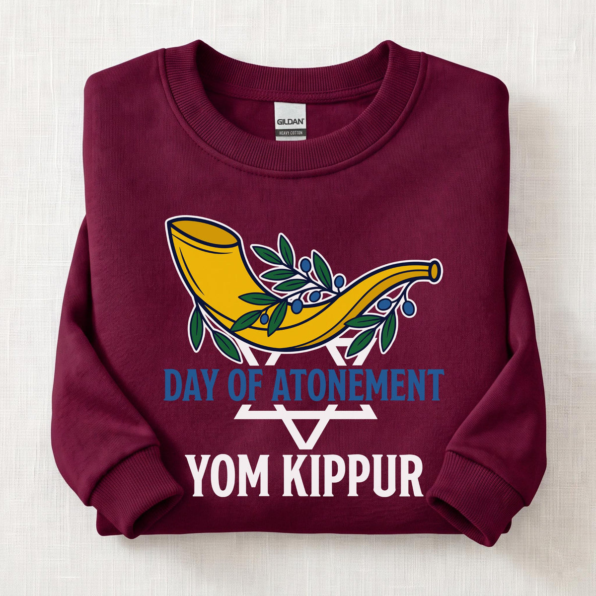 Day Of Atonement Sweatshirt — Maroon