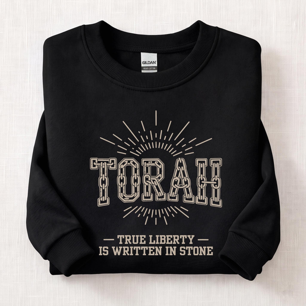 Torah True Liberty Sweatshirt — Black