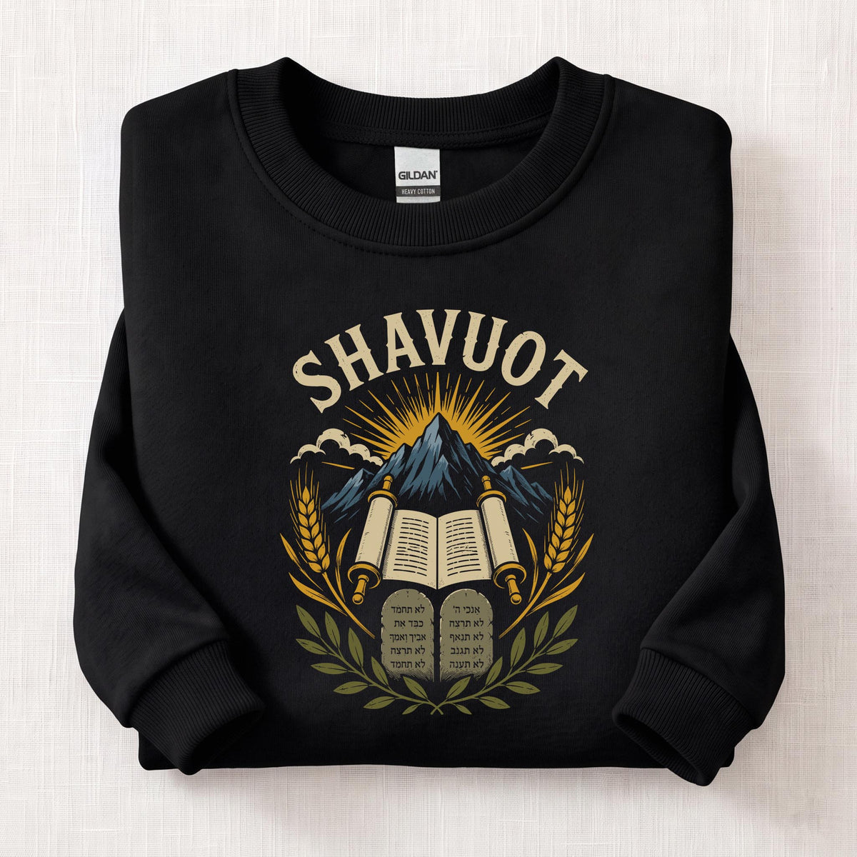 Shavuot Sweatshirt — Black