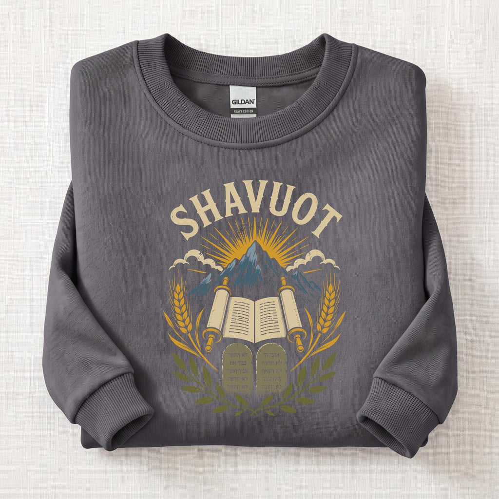 Shavuot Sweatshirt — Charcoal