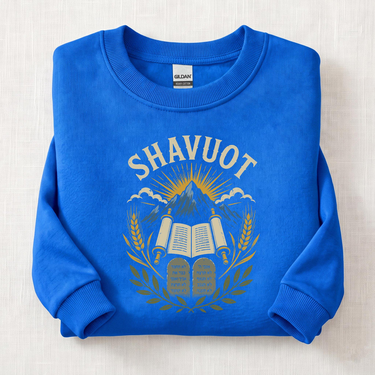 Shavuot Sweatshirt — Royal