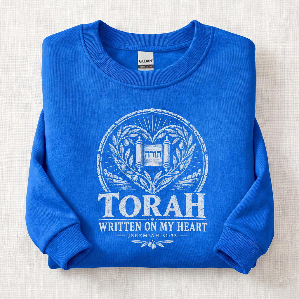 Written On My Heart Sweatshirt — Royal