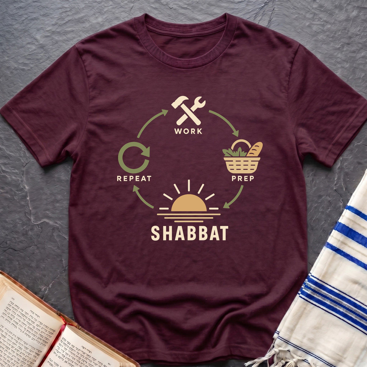 Shabbat Cycle T-Shirt