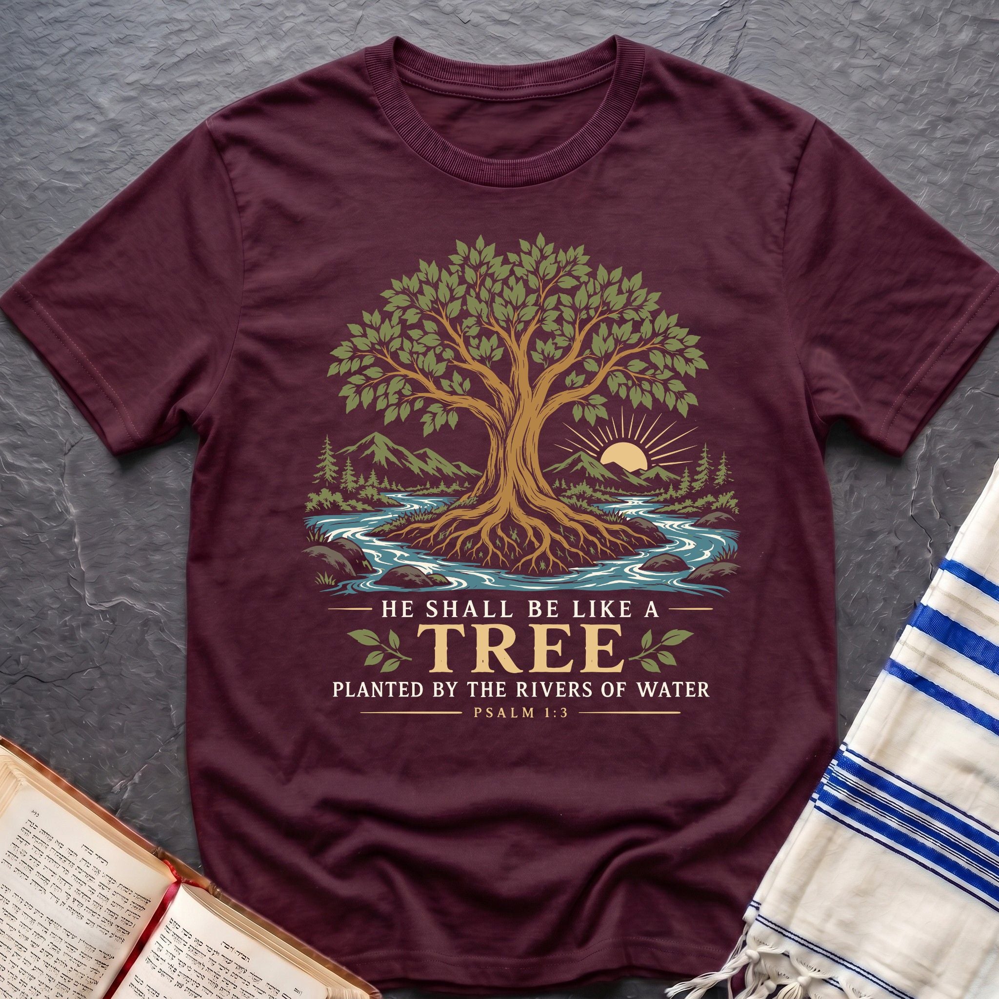 Psalm 1:3 Tree T-Shirt