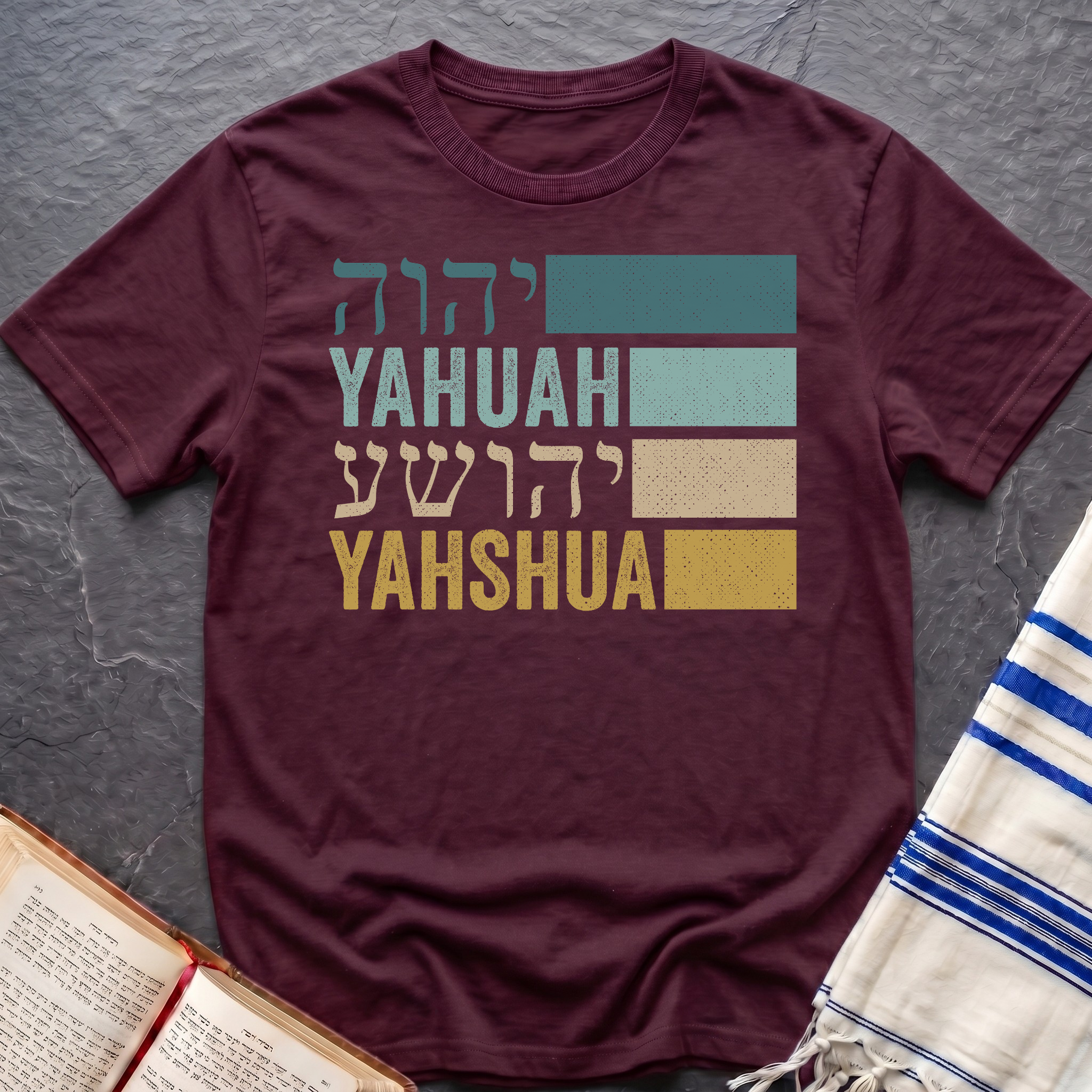 Yahuah Yahshua Names In Hebrew T-Shirt