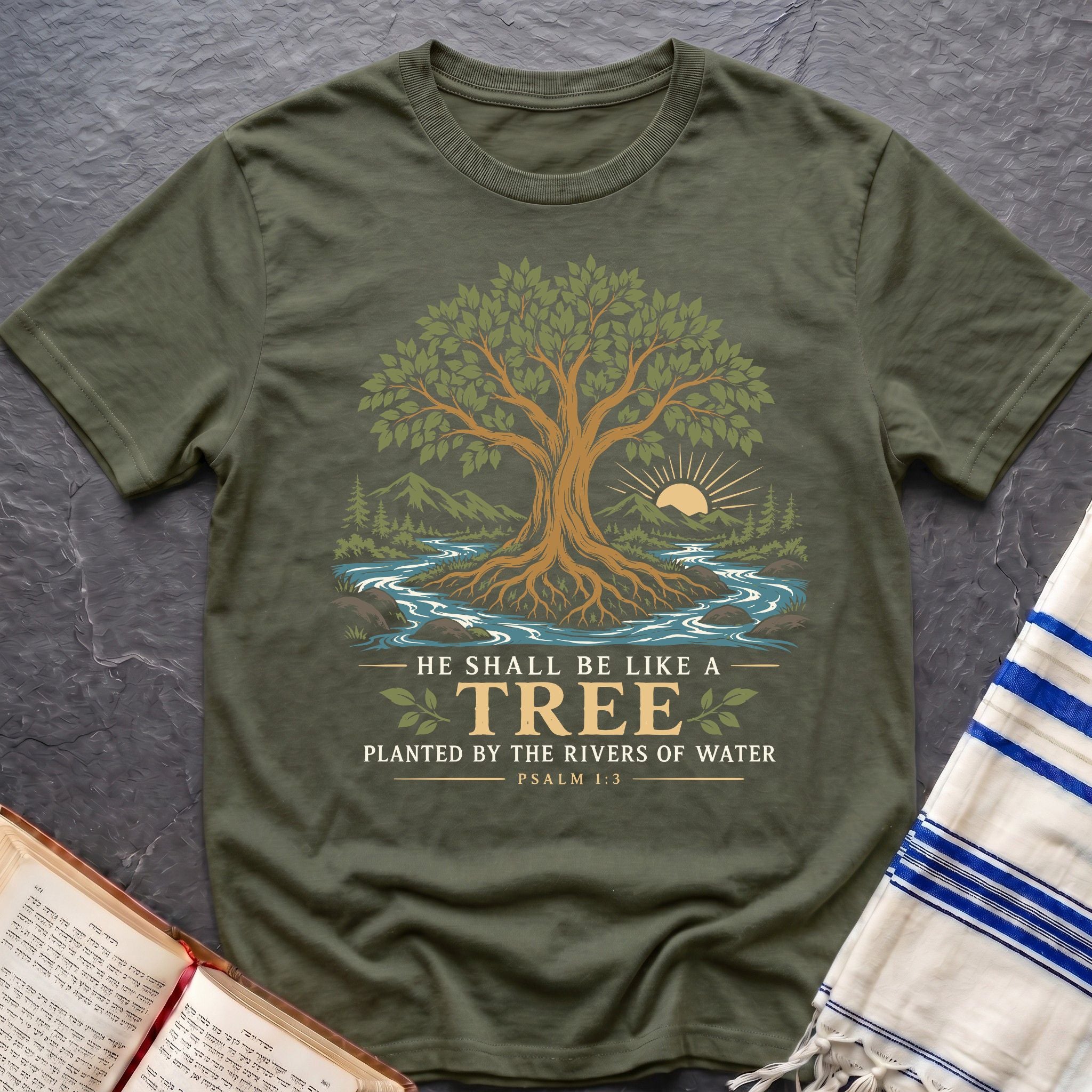 Psalm 1:3 Tree T-Shirt