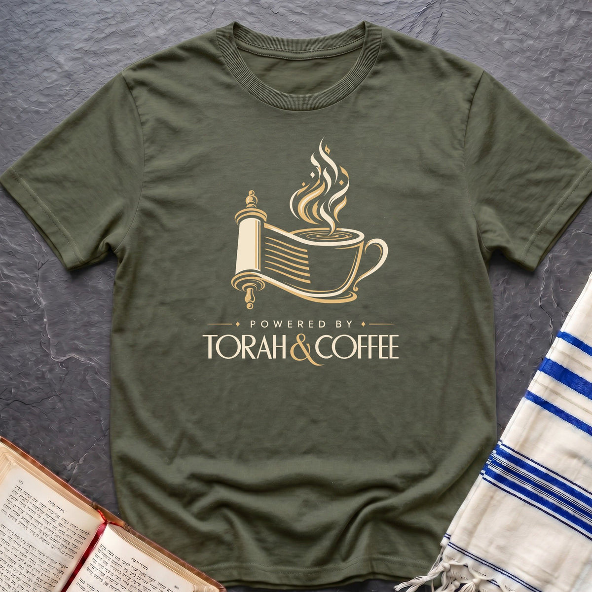 Powered By Torah & Coffee T-Shirt